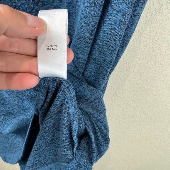 H by Halston Womens Pullover T-shirt Size‎ XS Blue Black Blend Short Sleeve - Picture 10 of 13